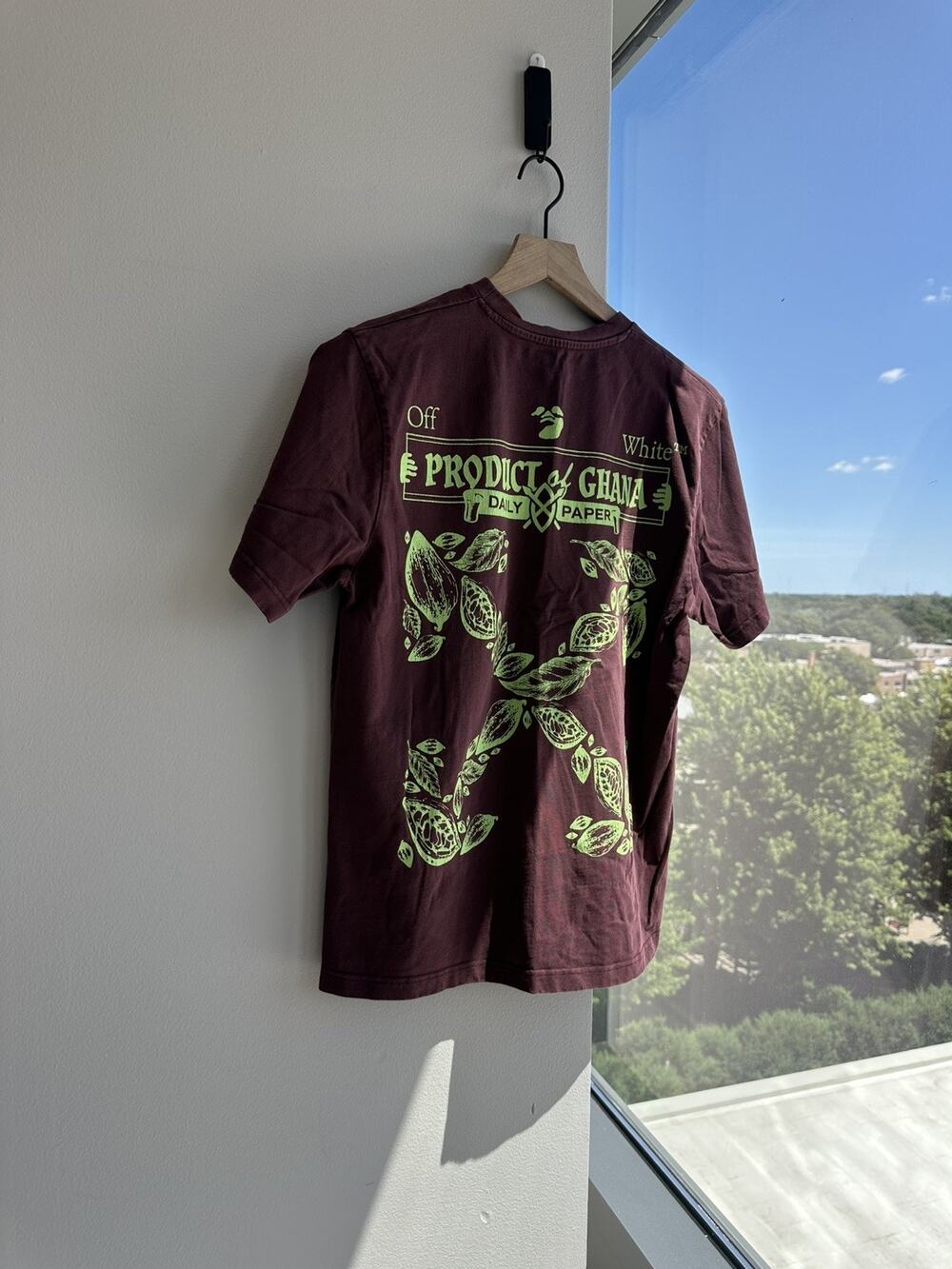 Off-White x Daily Paper x Surf Ghana “Freedom Skate Park” T-Shirt –See photo sz